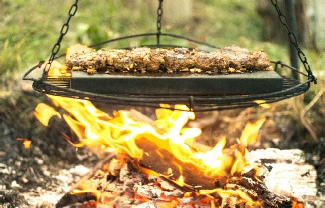 saftiges gewürzarmes Grillen und Braten auf heissem Stein