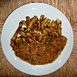 Jaegerschnitzel mit Champingnon Rahmsauce